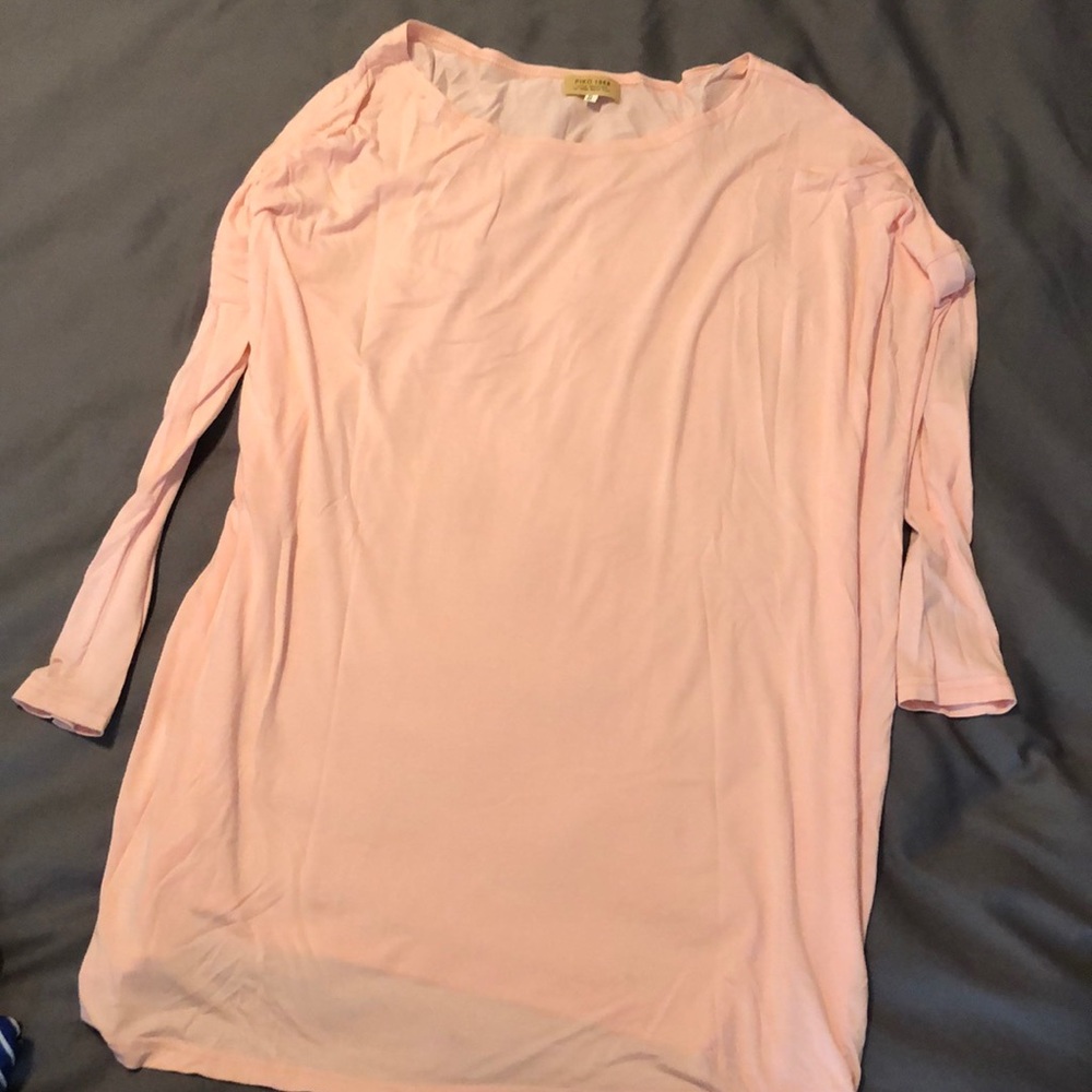 Blush Piko dress
